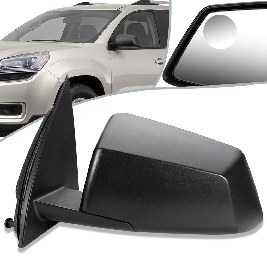 Left Powered Blind Spot Detection Side Door Mirror for GMC Acadia (2013) GM1320474