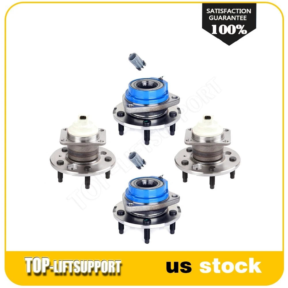 Set of 4 Wheel Hub & Bearing Assembly for Chevy Impala Venture Monte Carlo
