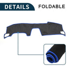 Dashboard Cover Mat for Honda Accord CY2 2024 Black Blue