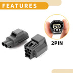 2 Pin Solenoid Valve Connector Plug for Toyota 