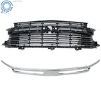 Front Upper Grille with Center Chrome Trim for Chevrolet Tahoe (2021–2022)