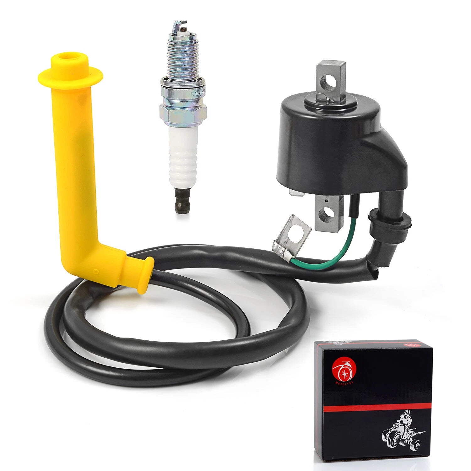 Ignition Coil Spark Plug Wire Cap for Honda Rincon TRX 650 (2003-2005)