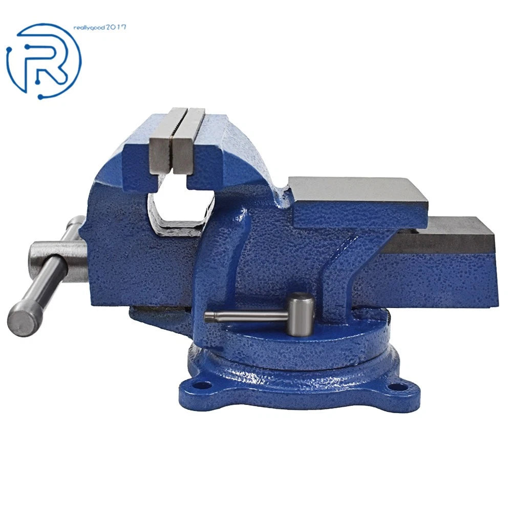 6" Heavy Duty Bench Vise with Locking Swivel Base