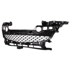 Replacement Gray Matte Plastic Front Bumper Grille (See compatibility Chart)