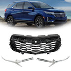 Front Bumper Upper Grille for Chevrolet Equinox (2022â2023) Chrome & Black