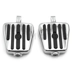 Chrome Rubber Footpegs for Suzuki Boulevard Intruder S83 VS1400 VZ800 (1997–2004)