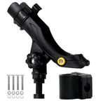 Fishing Rod Holder for Kayak & Boat (Rail Mount, Small, Black)