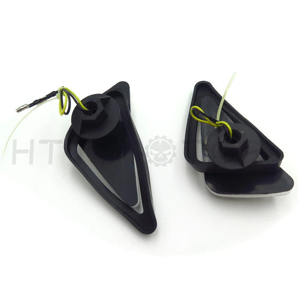 Clear Euro LED Flush Mount Turn Signal for Honda Suzuki Kawasaki Yamaha