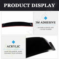 Acrylic Rear Window Roof Vent Visor Spoiler Wing for Honda Civic 2012–2015