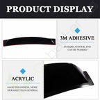 Acrylic Rear Window Roof Vent Visor Spoiler Wing for Honda Civic 2012–2015