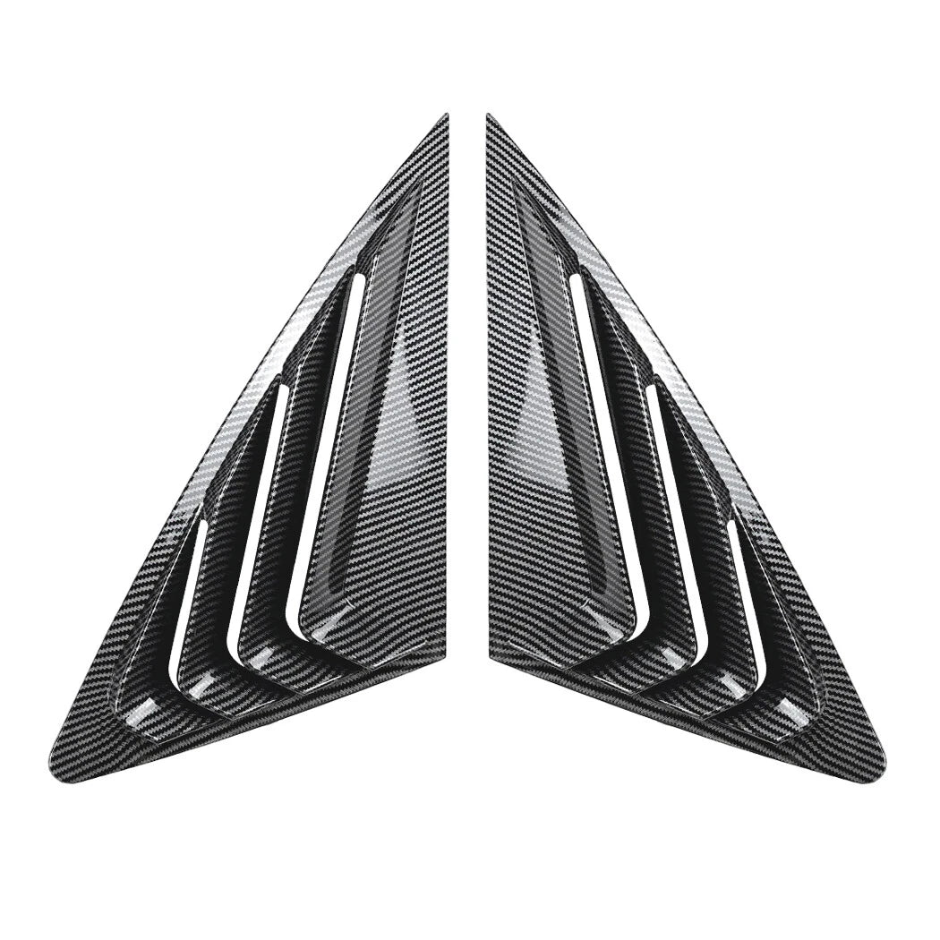 Rear Window Quarter Vent Louver Covers for Audi Q3 Sportback (2019–2024)