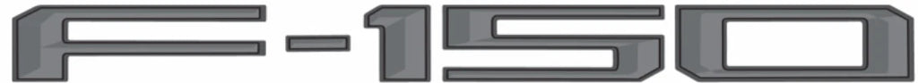 Tailgate Letter Inserts Pro-Access in Tremor Grey for 2024–2026 Ford F150