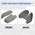Front Door Armrest Cover Pads for Honda Ridgeline (2006-2014) - Gray - 2 x