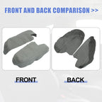 Front Door Armrest Cover Pads for Honda Ridgeline (2006-2014) - Gray - 2 x