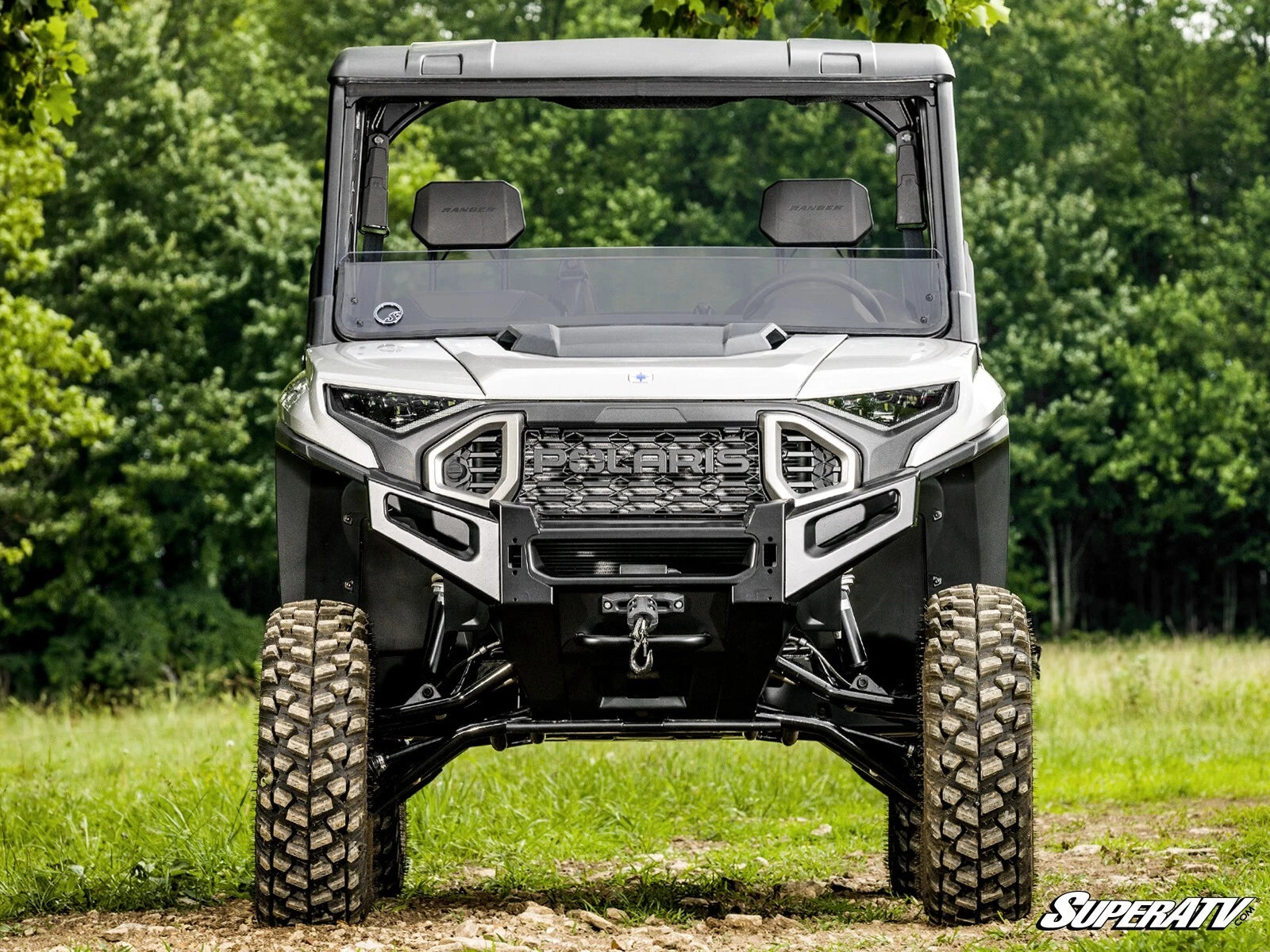 Half Windshield for Polaris Ranger XD 1500 (2018–2023) - Dark Tint