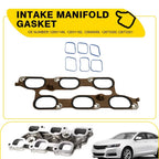 Set of 2 Engine Intake Manifold Gaskets for GMC Buick (12673300)