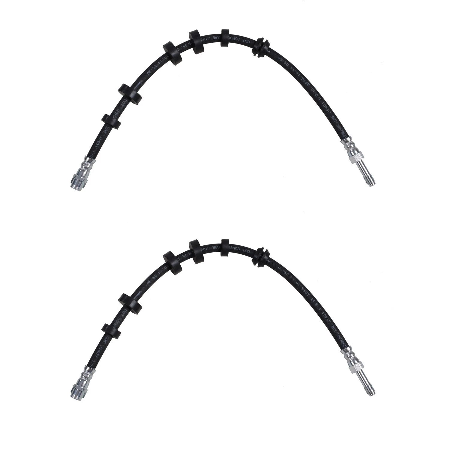 Set of 2 Front Brake Hydraulic Hoses for Audi Q5 SQ5 (2014–2017)