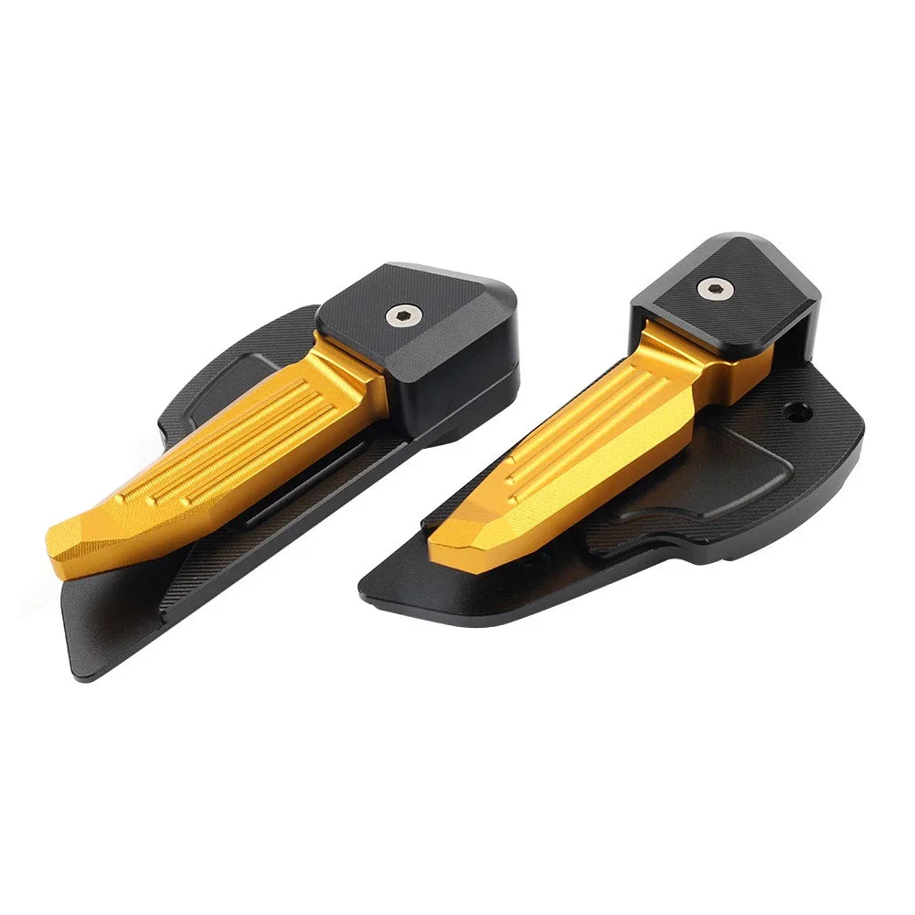 Gold Rear Passenger Foot Pegs for Vespa Sprint Primavera 50 125 150 (13-23)