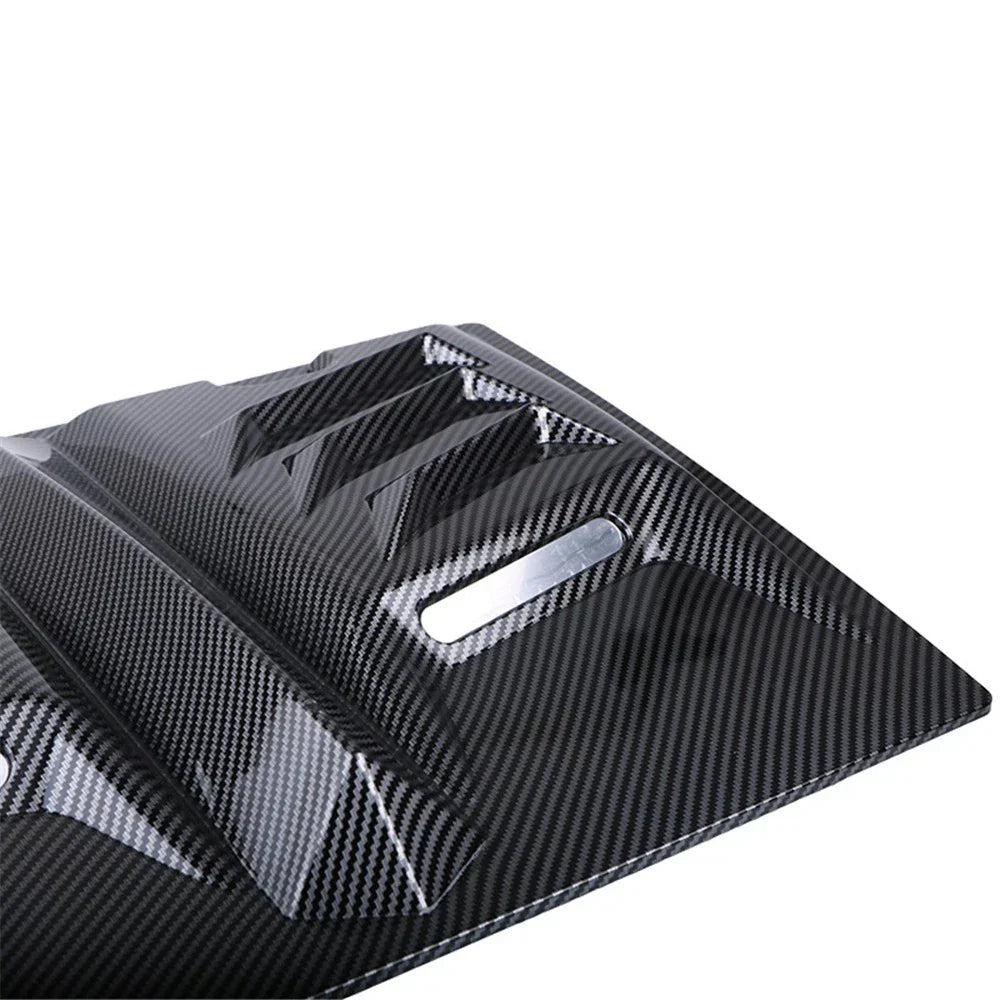 Carbon Fiber Hood Vent Scoop Cover for Universal Vehicles