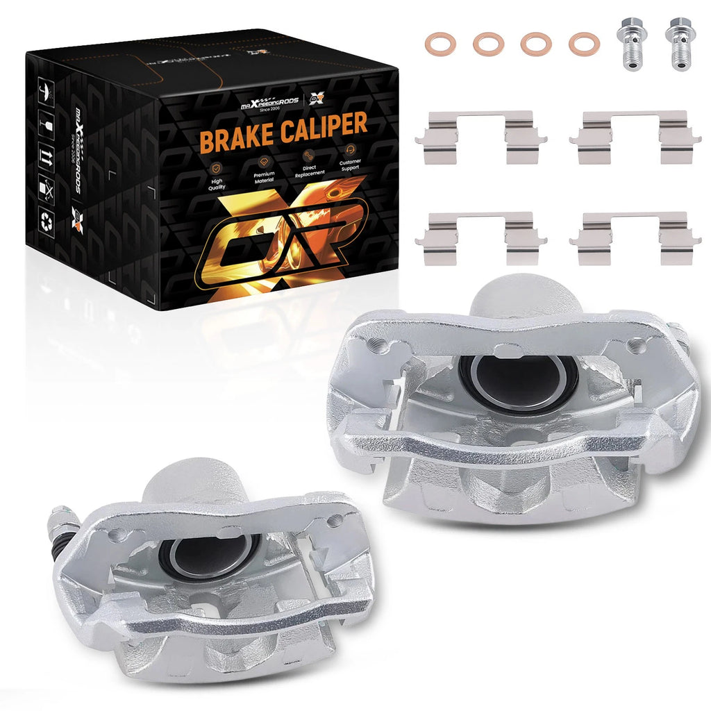 Pair Front Brake Calipers w/Bracket for Honda Accord (2003–2007) SLB19830