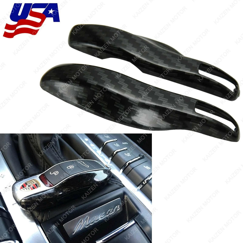 Carbon Fiber Key Shell Cover for Porsche Cayenne Macan 911 (2011–2024)