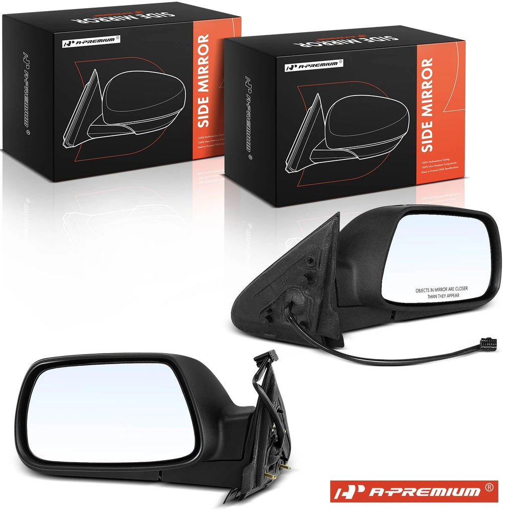 2X Power Mirrors for Jeep Grand Cherokee (2005–2010) Manual Folding