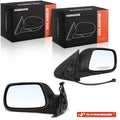 2X Power Mirrors for Jeep Grand Cherokee (2005–2010) Manual Folding