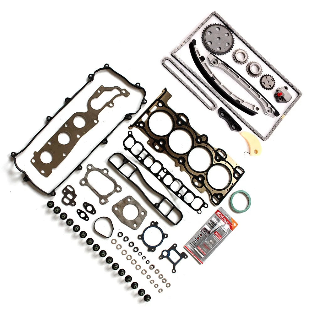 Engine Timing Chain Kit & Head Gasket Set for Mazda 3 6 CX-7 (2004–2012)