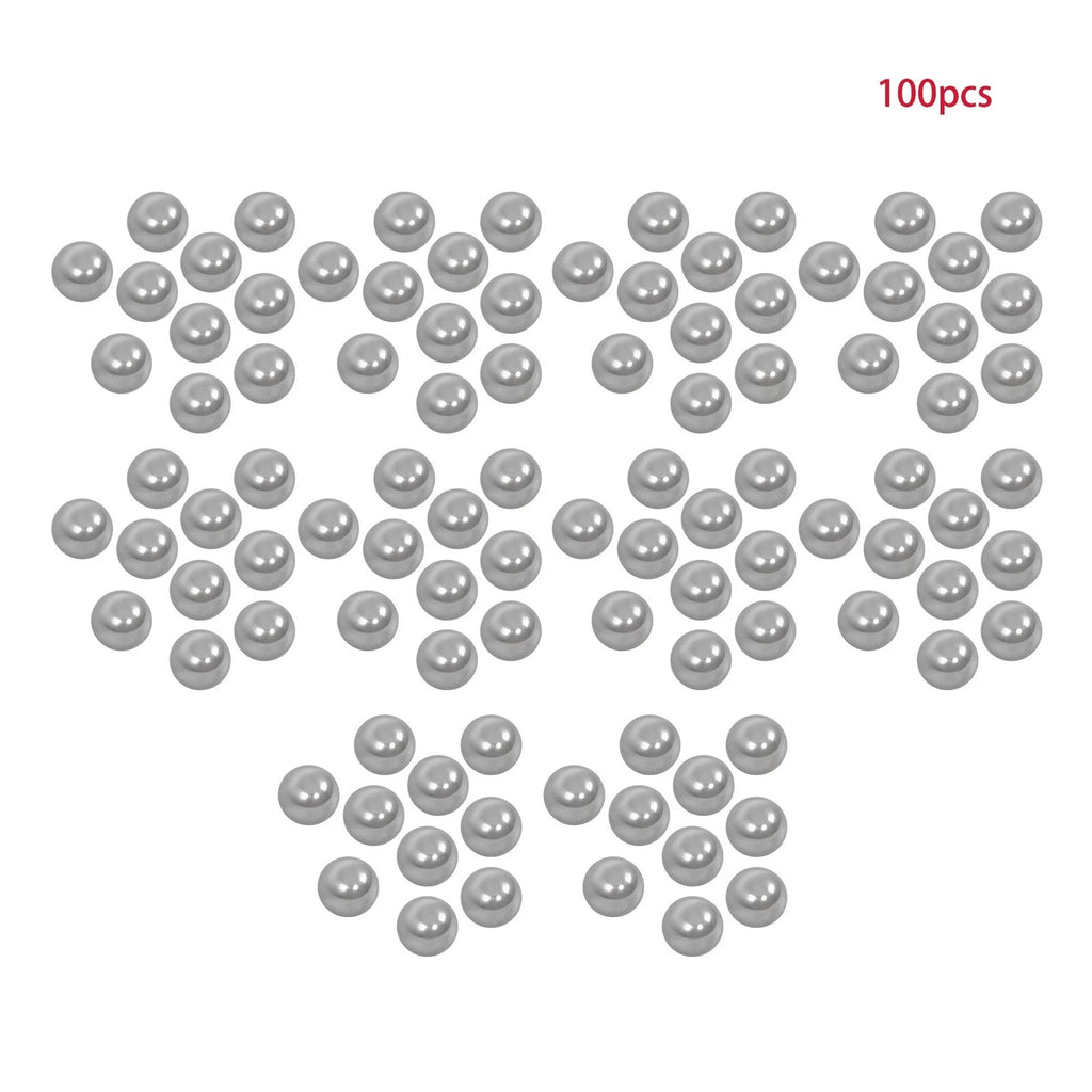 Set of 100 Chrome Steel Bearing Balls for Precision Applications
