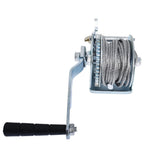 Hand Winch 600 lbs for ATV Boat Trailer (Heavy Duty Steel Cable)