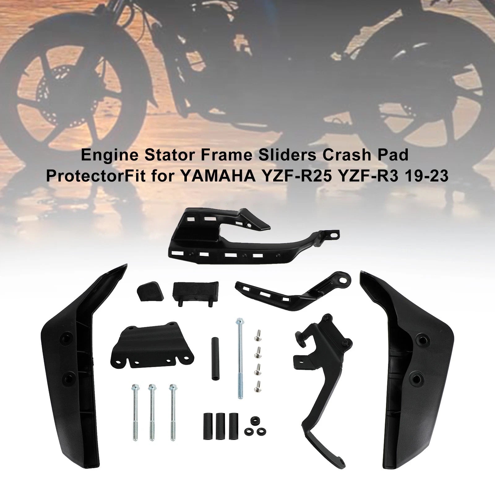 Stator Engine Cover Slider Protector for Yamaha YZF-R25 YZF-R3 (2019–2023)