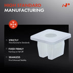 White Nylon Grommet Screw Bumper Retainer Clip for Toyota (20 Pack)