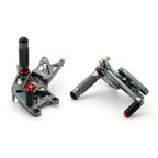 Rearset foot pegs for Honda CBR600RR (2007–2008) B1 T9 Gray