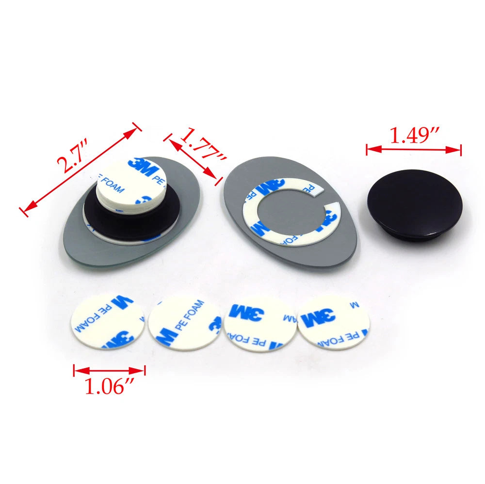 360° Adjustable Oval Wide Angle Rear Side View Blind Spot Mirror for Cars
