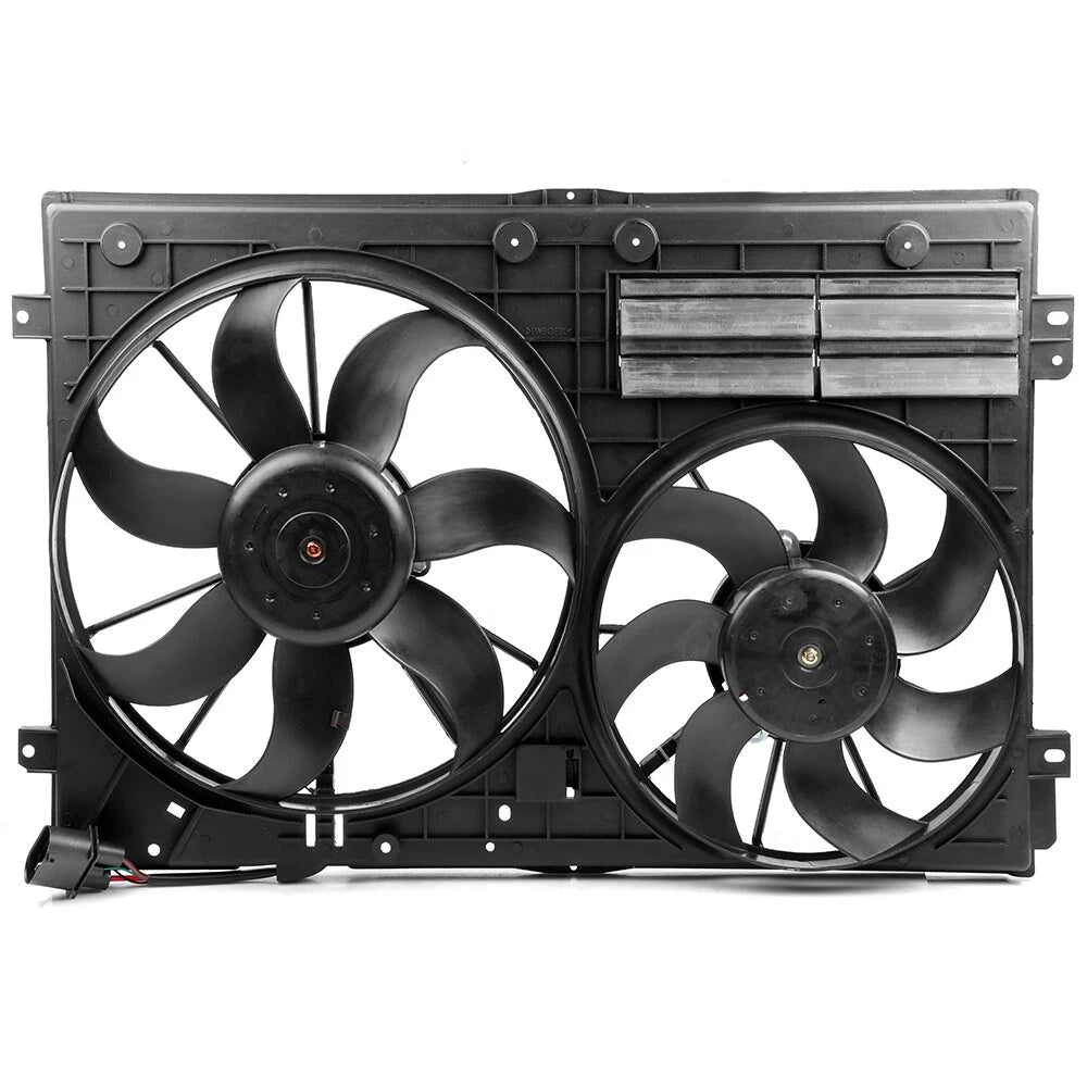 AC condenser and cooling fan assembly for Volkswagen Beetle (2013-2014)