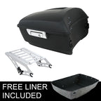 Matte Black King Trunk Mount for Harley Touring Street Glide (2014–2026)