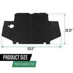 Hood Insulation Pad & Clips for Toyota Tacoma (1995–2001)