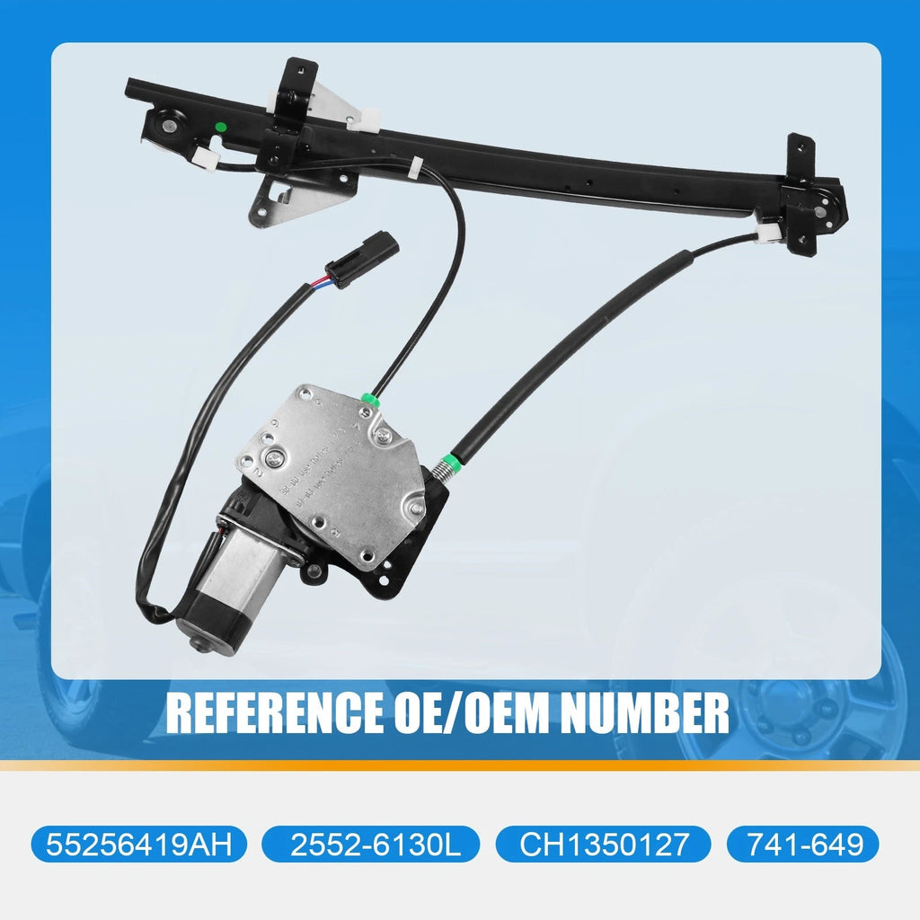 Front Driver Power Window Regulator with Motor for Dodge Durango Dakota (1998-2004)