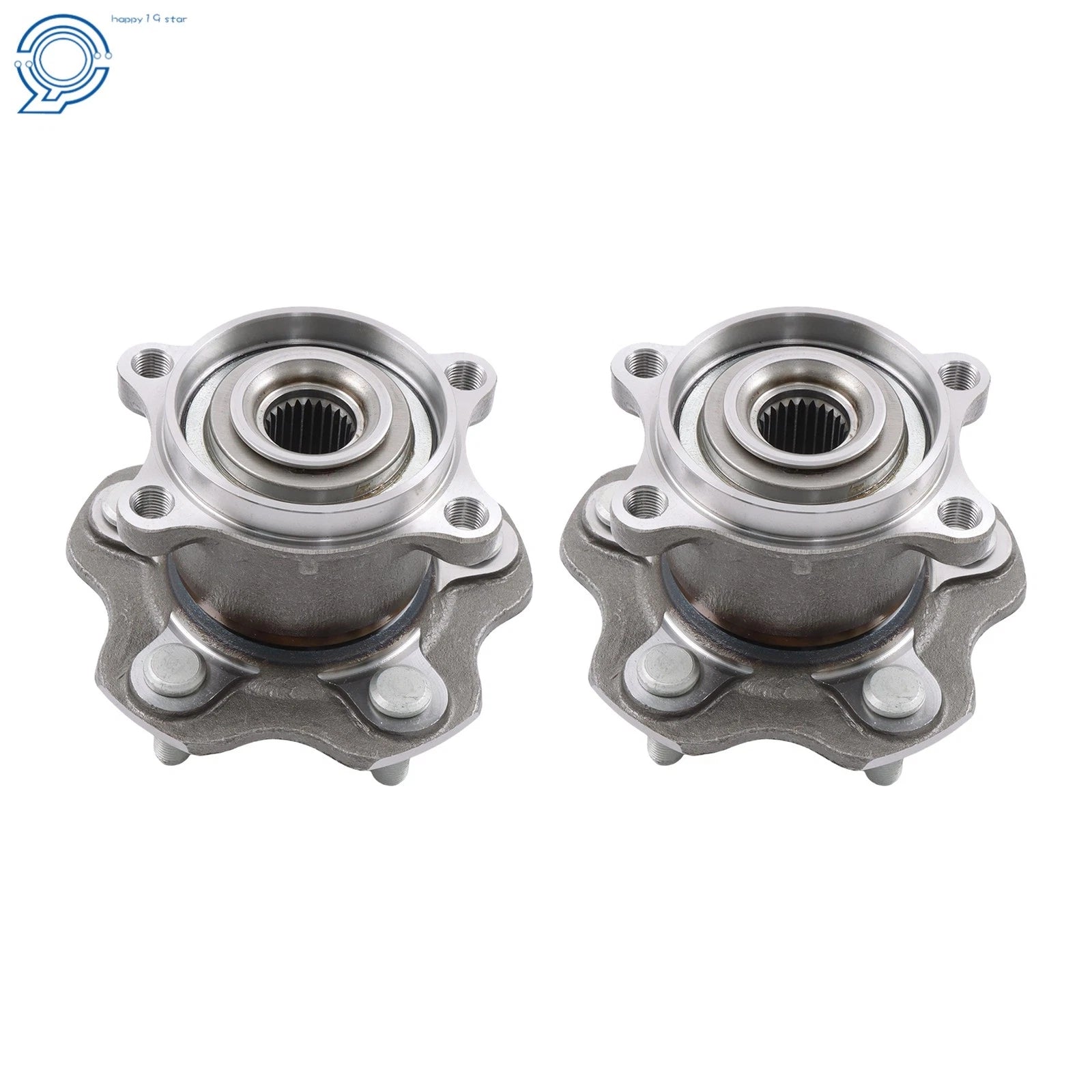2X Rear Wheel Hub Bearings for Nissan Rogue (2008–2020) Juke (2011–2017) AWD