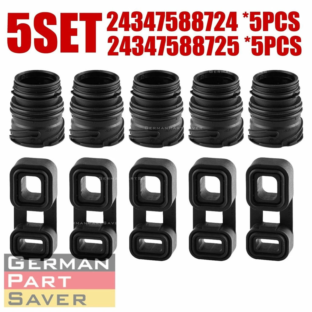 Set of 5 Auto Transmission Sealing Sleeves for BMW E88 E90 E60 X5 X6 (2007–2013)