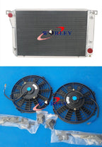 3 Row Aluminum Radiator & Fans for 1984-1996 Ford Falcon Ute XG XH