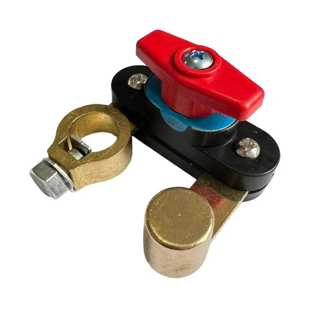 Battery Cut Off Switch with Knob Control for Car RV Boat Trailer (12V 24V)