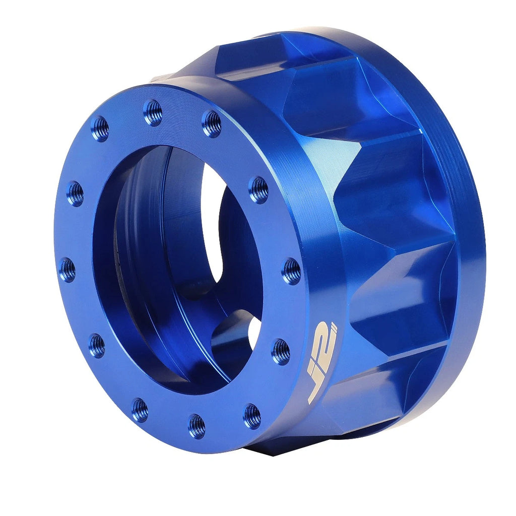 J2 2" 6-Bolt Aluminum Steering Wheel Hub Adapter for Honda Civic (1988–1993)