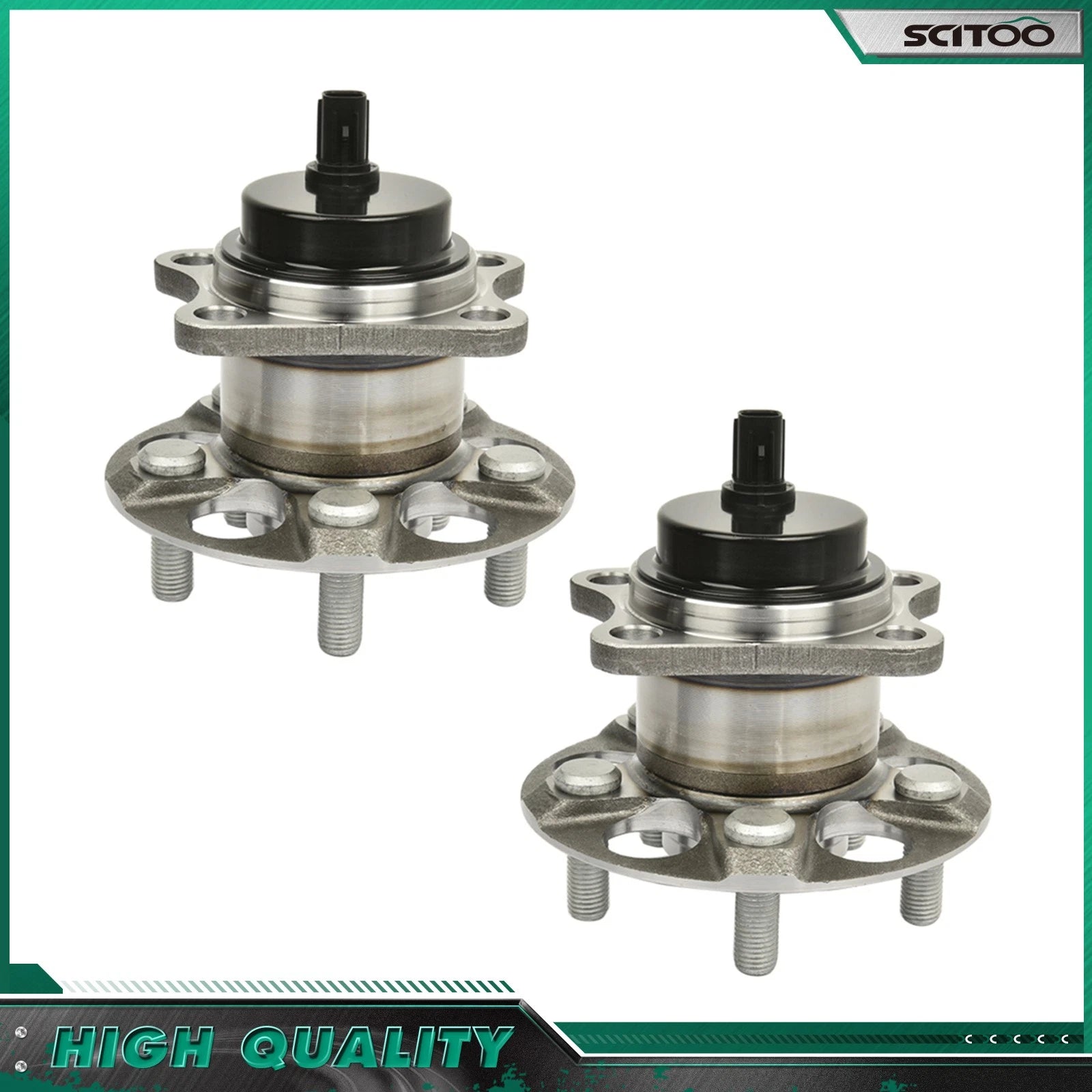 2x Rear Wheel Bearings for Toyota Prius (2010–2015)