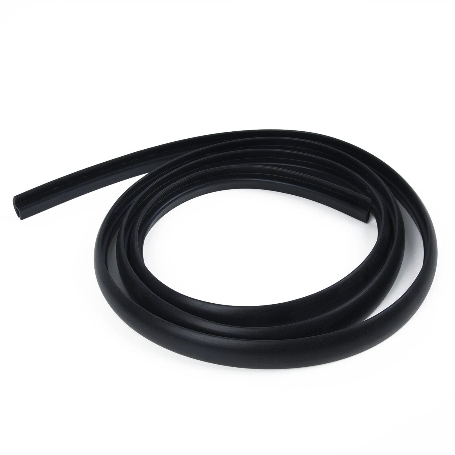 Black Rubber Sealing Strip for Car Front Windshield Panel Trim (1.7m)