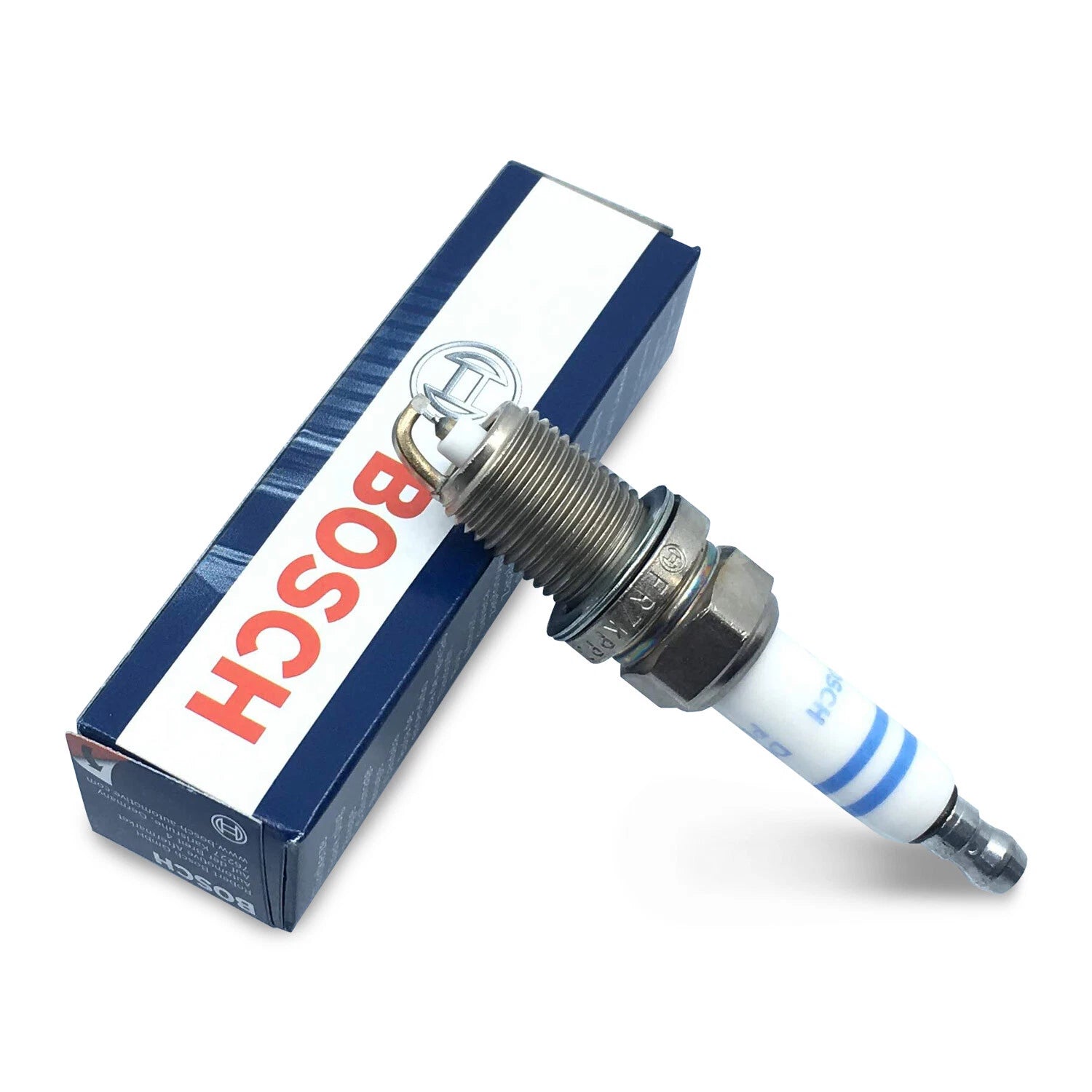 8X Bosch Double Platinum Spark Plugs for BMW E60 E63 E64 E65 E66 E53 (2001–2010)