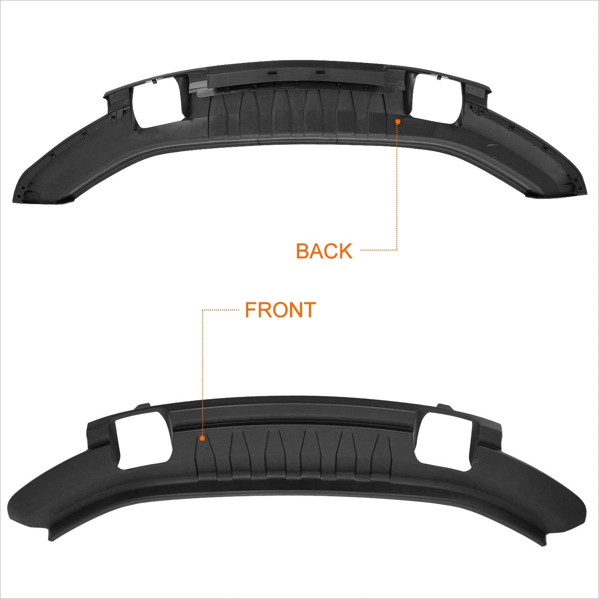 Front Lower Bumper Valance for Ford F-150 4WD (2009–2014) Matte Black