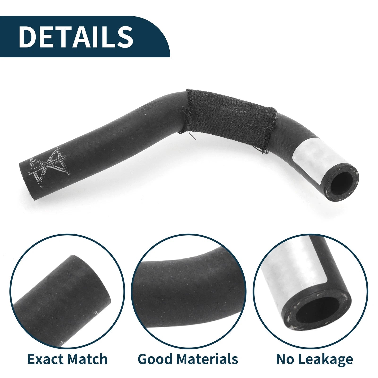 Radiator Hose Coolant Pipe for Audi A4 (2001–2004) No. 06C121058A Rubber