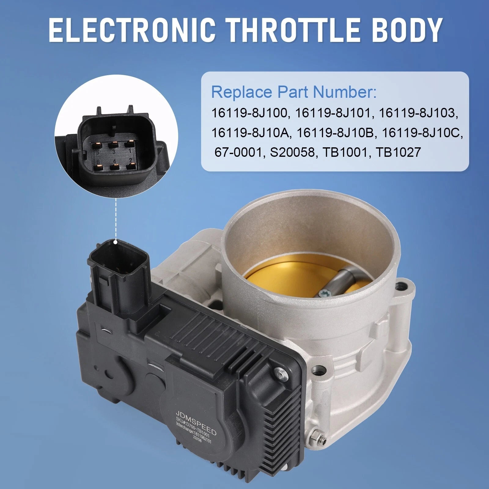 Throttle Body for Nissan 350Z, Altima, Infiniti G35, M35, FX35, I35 (2003–2008)