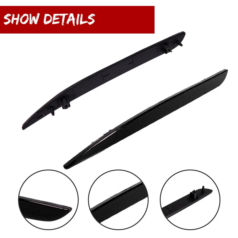 Smoked Lens Rear Bumper Reflectors for Chrysler 300 (2015–2022)